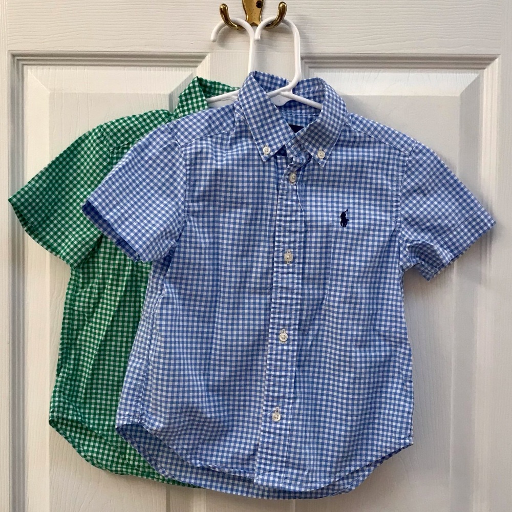 Ralph Lauren Short sleeve button down collared shirts